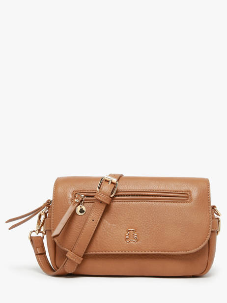 Cross Body Tas Zip Lulu castagnette Bruin zip YRONDE